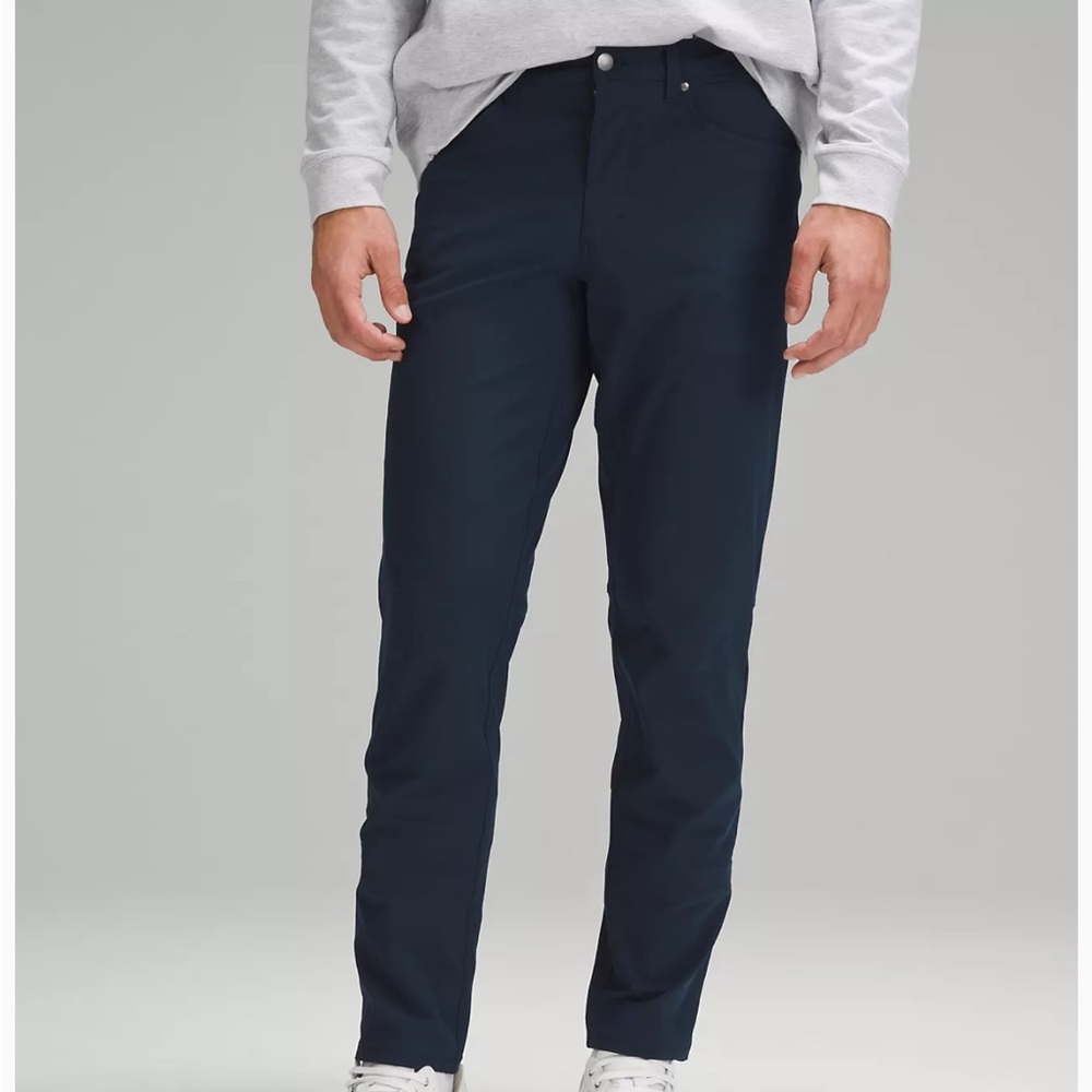 Lululemon Men’s ABC pants navy waist 34 - Picture 1 of 5